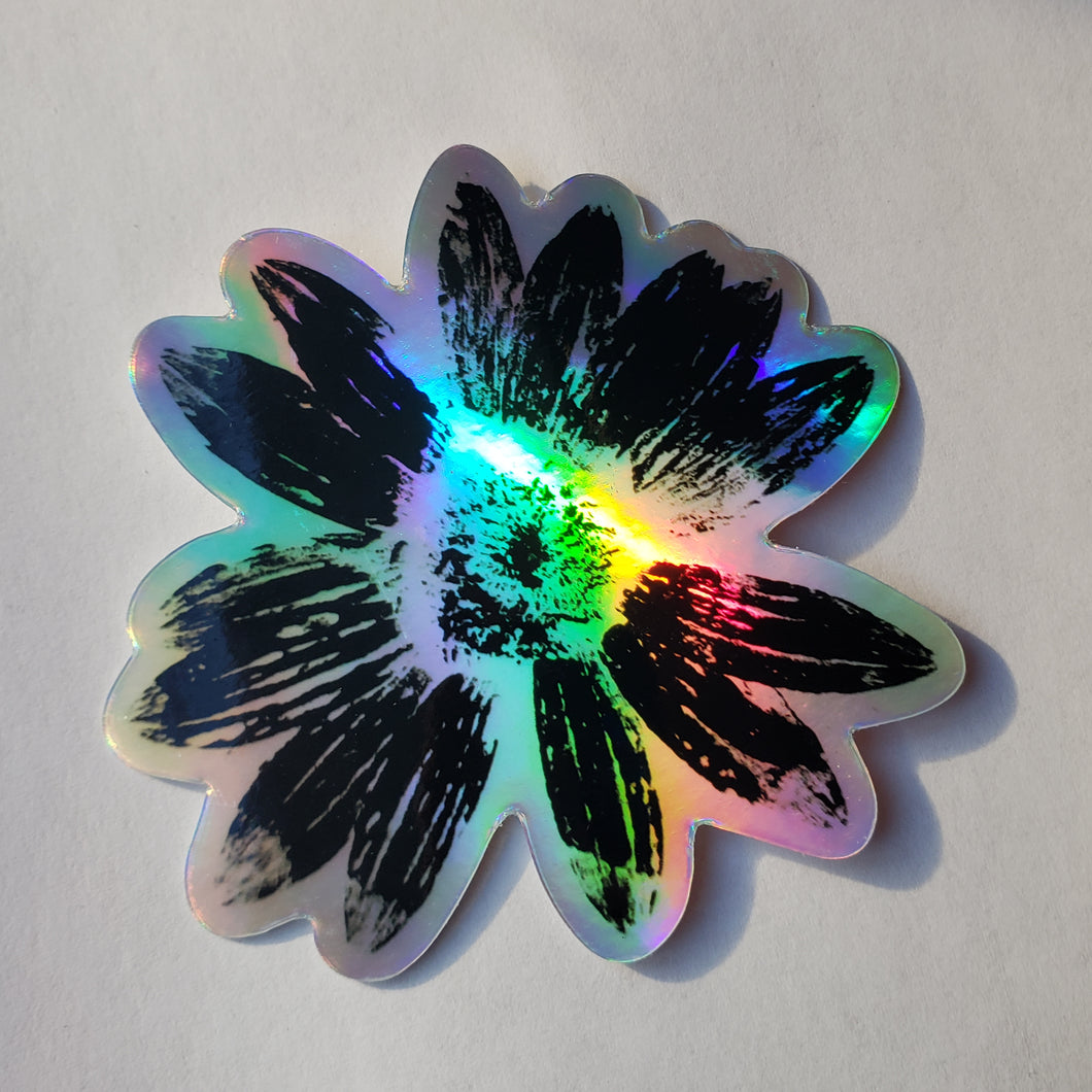 Holo Sunflower Sticker